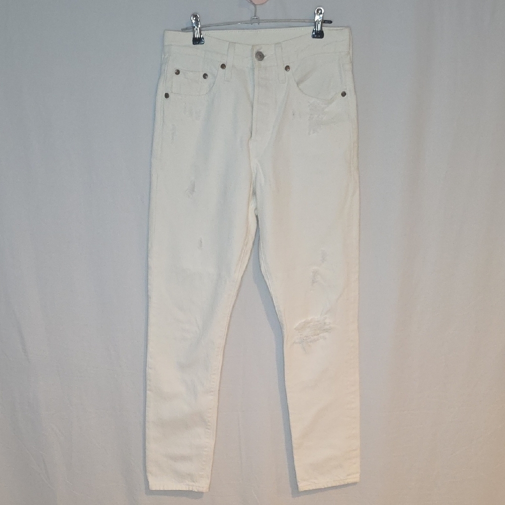 Levi's Women's White Skinny Jeans